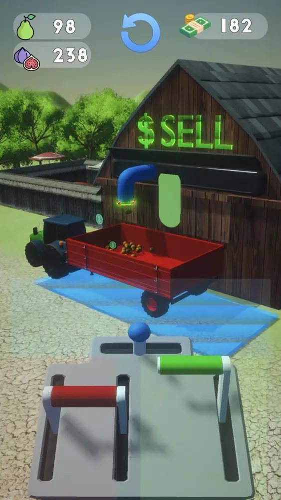 Tangkapan skrin Harvester Machine