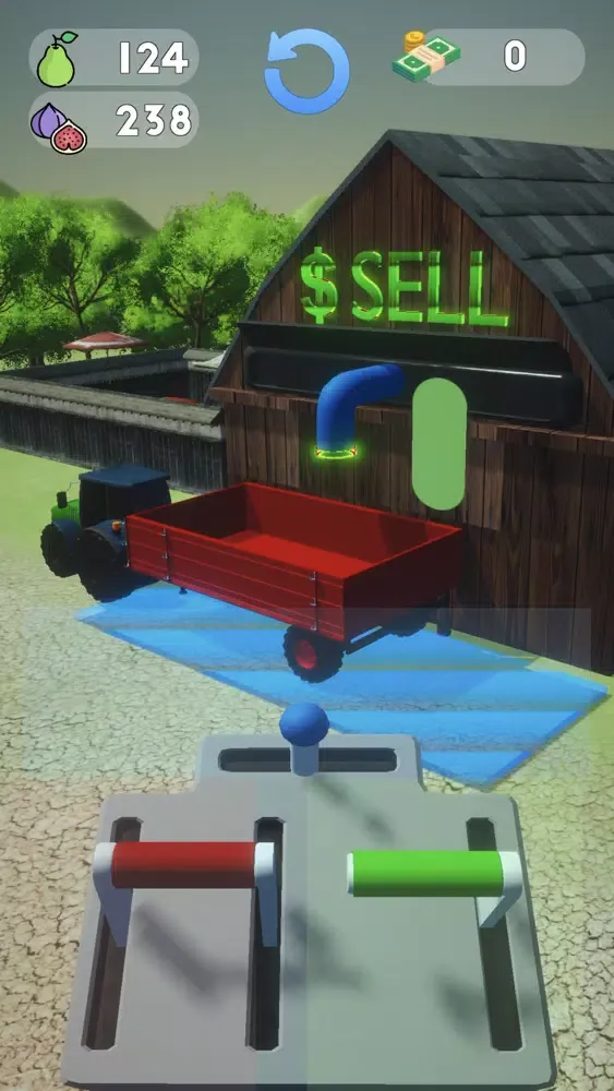 Tangkapan skrin Harvester Machine