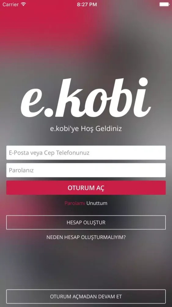 Tangkapan layar e.kobi