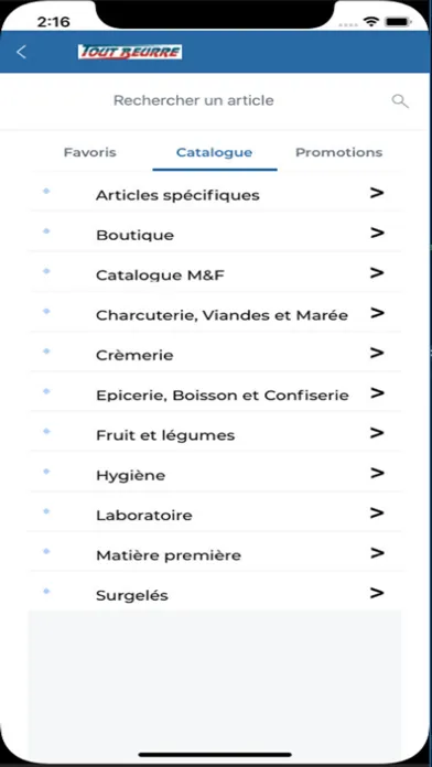 Zrzuty ekranu Tout Beurre