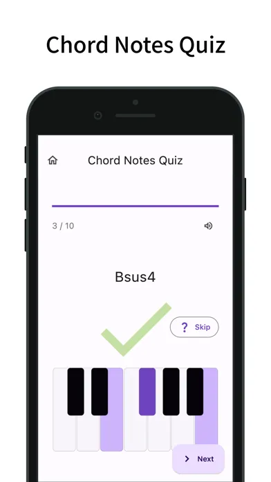 Chord Quiz: Learn Piano Chord স্ক্রিনশট