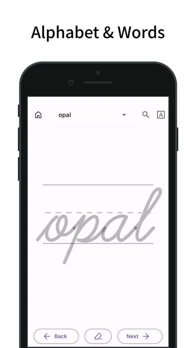Tangkapan layar Cursive: Learn English Cursive
