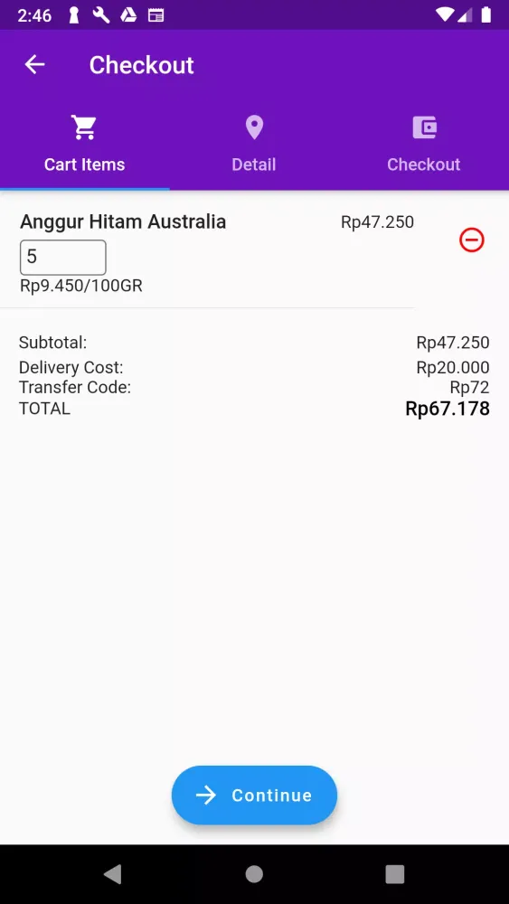 Test Pasar Segar App应用截图