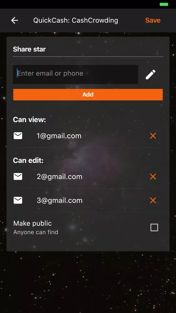 StartGazer.io应用截图