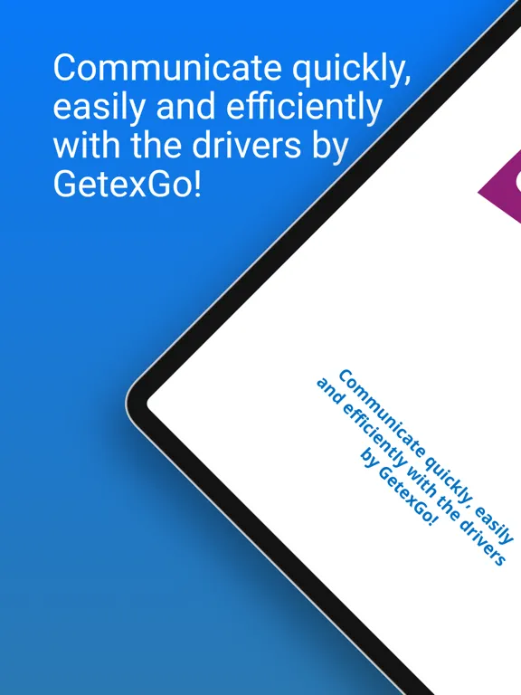 Tangkapan layar GetexGo iPad 