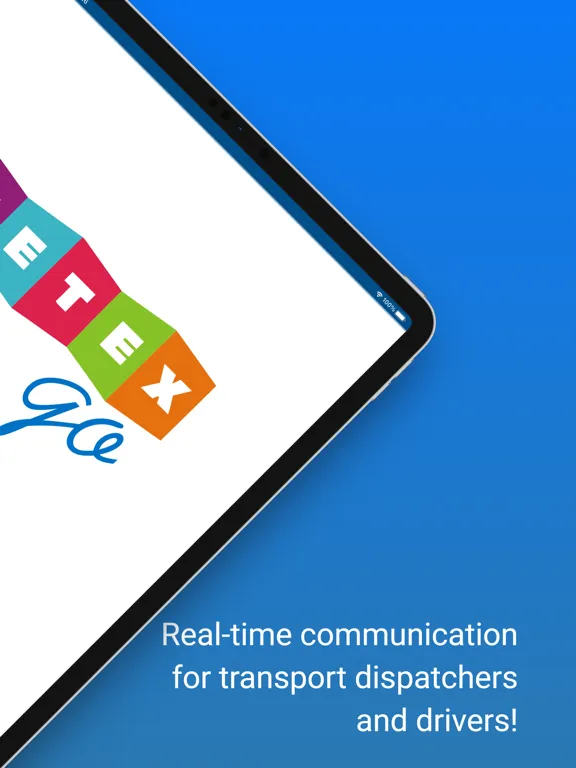 Tangkapan layar GetexGo iPad 