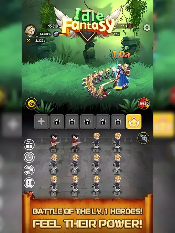 Idle Fantasy Merge RPG iPad  স্ক্রিনশট