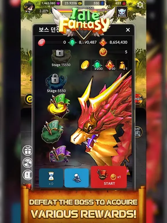 Idle Fantasy Merge RPG iPad  স্ক্রিনশট