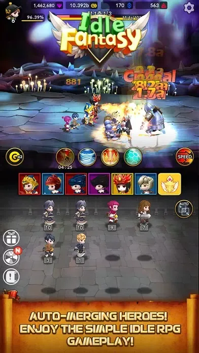 Idle Fantasy Merge RPG স্ক্রিনশট