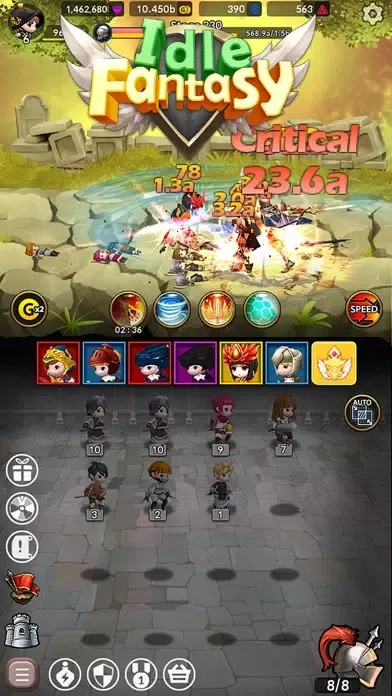 Idle Fantasy Merge RPG স্ক্রিনশট