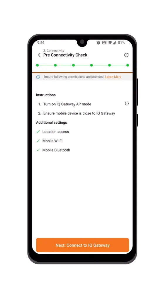 ภาพหน้าจอของ Enphase Installer Toolkit