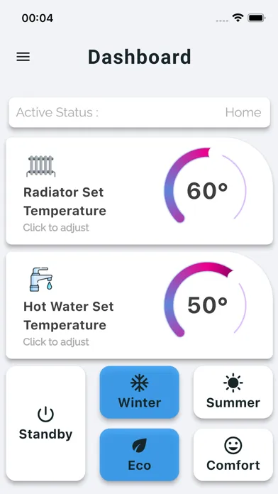 Smart Boiler Control Screenshots