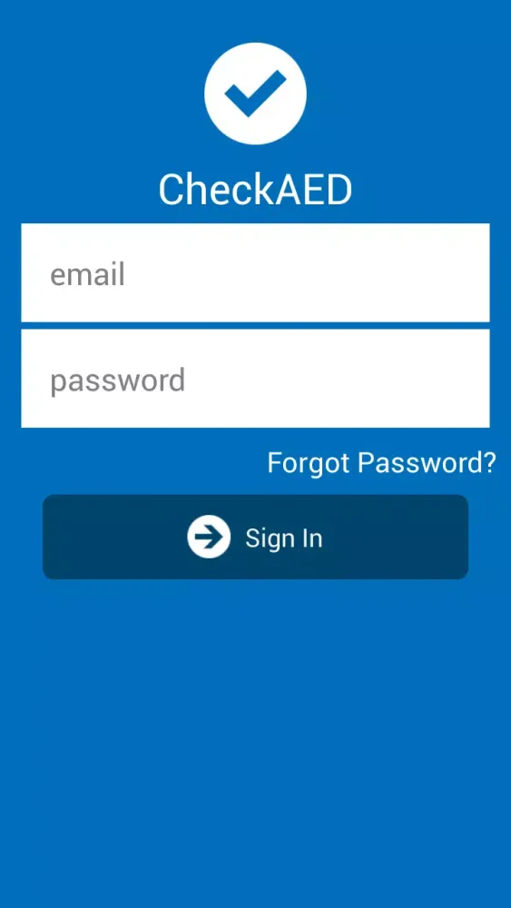 CheckAED Ekran Görüntüleri