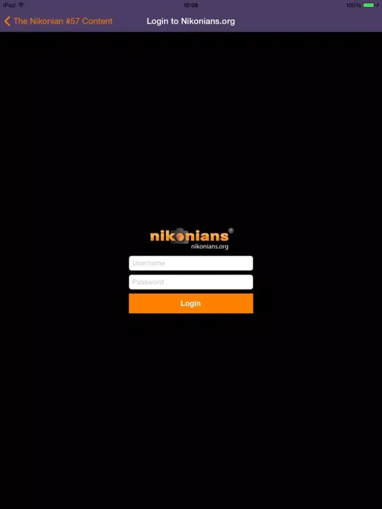 The Nikonian™ eZine iPad  Screenshots