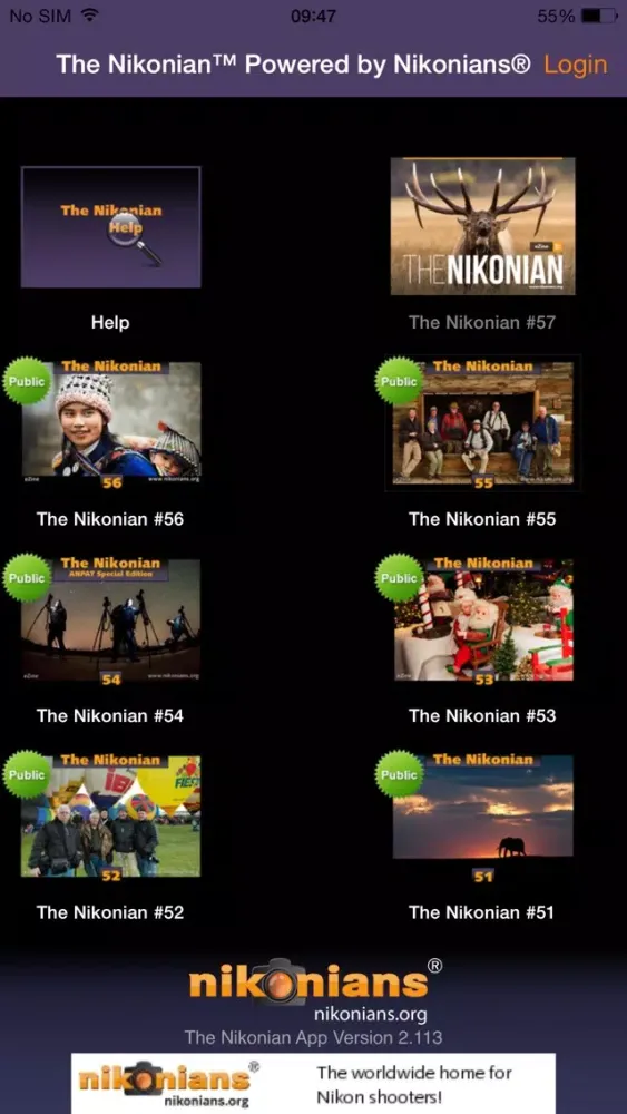 The Nikonian™ eZine Screenshots