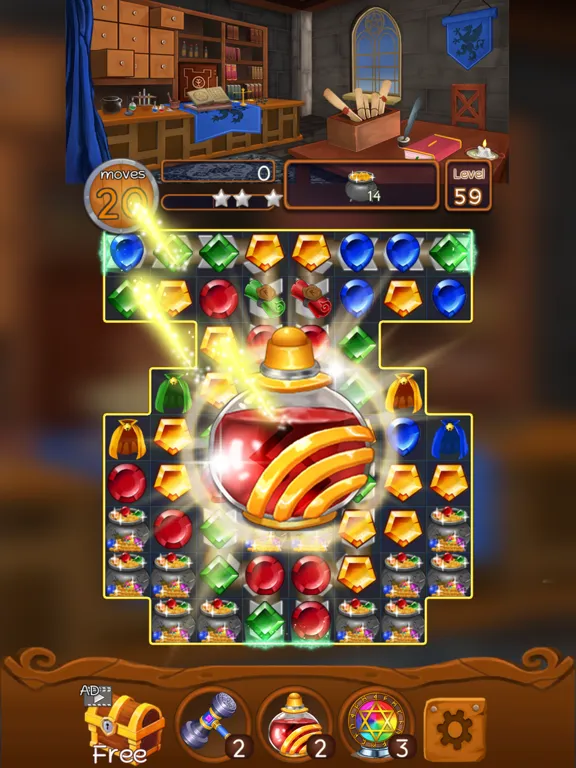 Jewels Magic Kingdom iPad  स्क्रीनशॉट