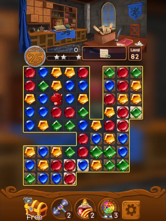 Jewels Magic Kingdom iPad  स्क्रीनशॉट