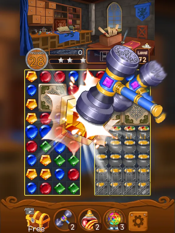Jewels Magic Kingdom iPad  स्क्रीनशॉट