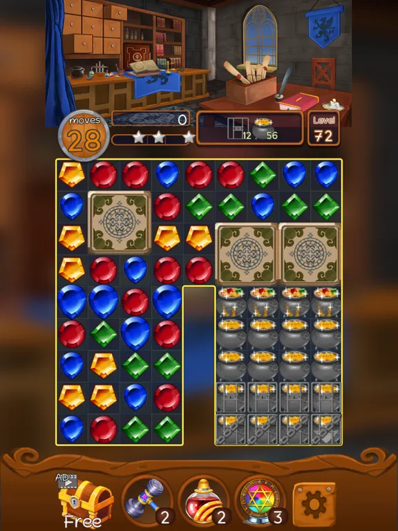 Jewels Magic Kingdom iPad  स्क्रीनशॉट