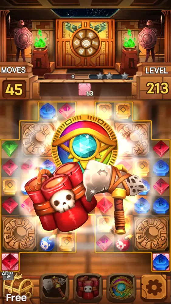 Capturas de tela do Legend of Magical Jewels