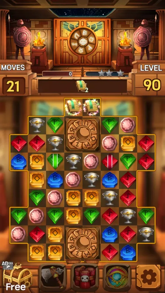 Capturas de tela do Legend of Magical Jewels
