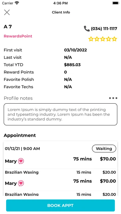 Mango Booking スクリーンショット