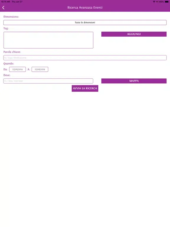 Zrzuty ekranu DimensIOni del se iPad 