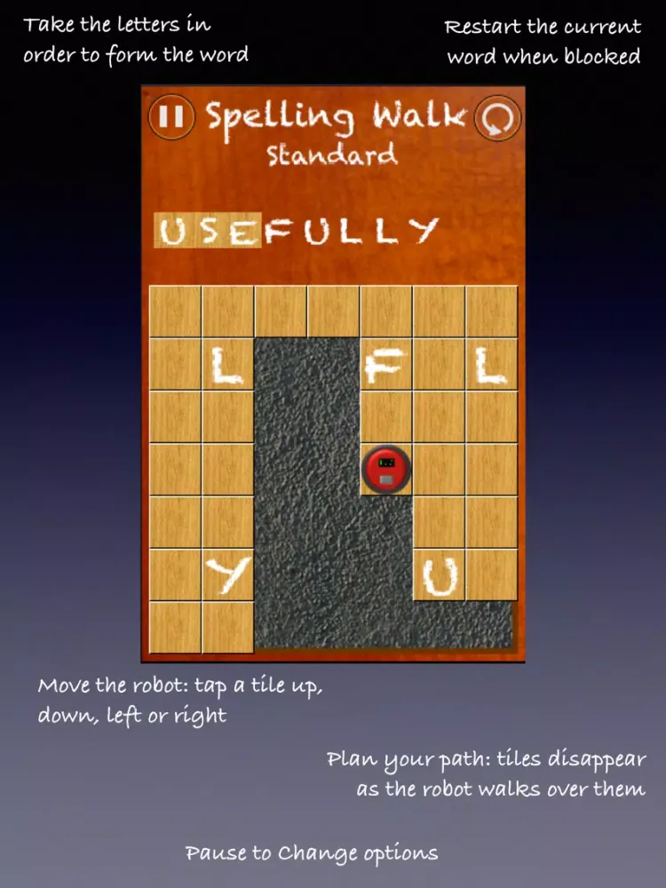 ภาพหน้าจอของ Spelling Walk iPad 