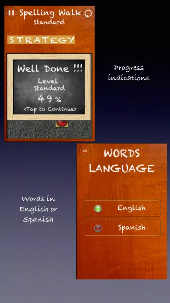 ภาพหน้าจอของ Spelling Walk
