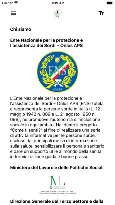 Zrzuty ekranu Come ti senti?