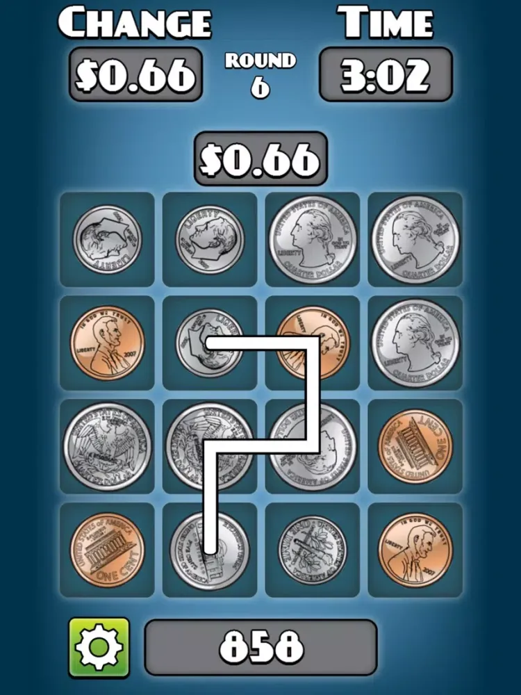 Tangkapan layar Keep the Change Kids iPad 