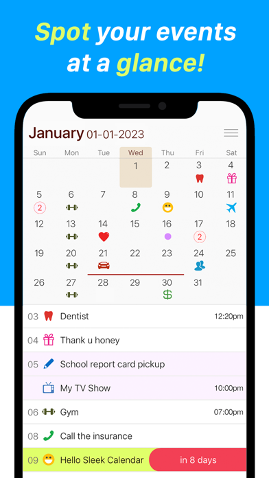 Sleek Calendar应用截图