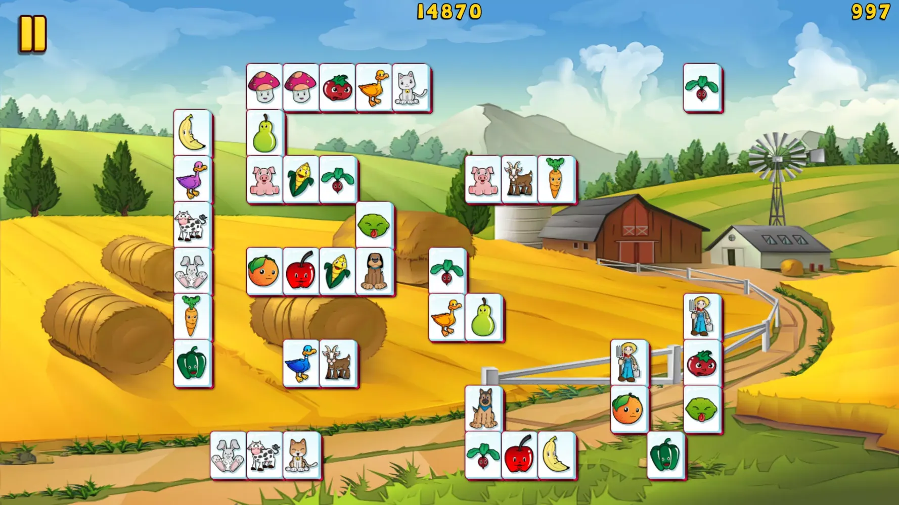 Barnyard Mahjong 3 스크린샷