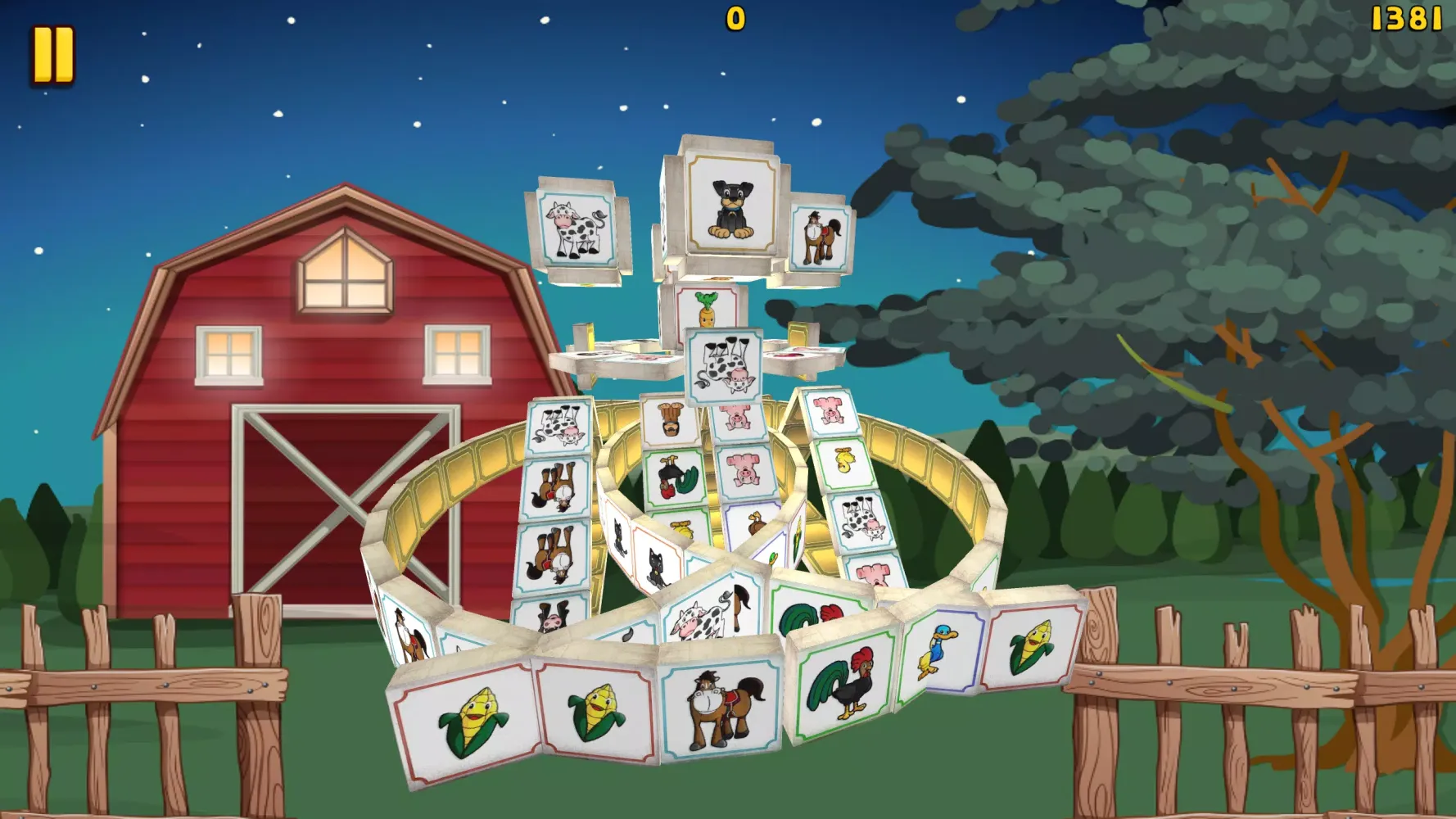 Barnyard Mahjong 3 스크린샷