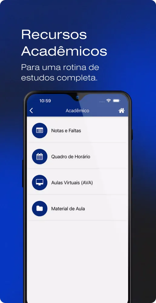 Ensinc Aluno Screenshots