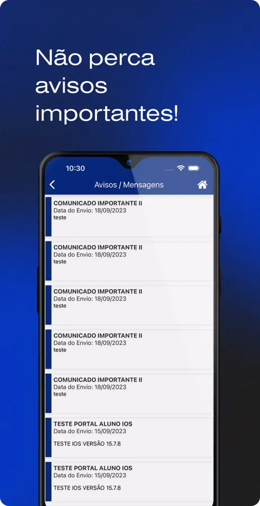 Ensinc Aluno Screenshots