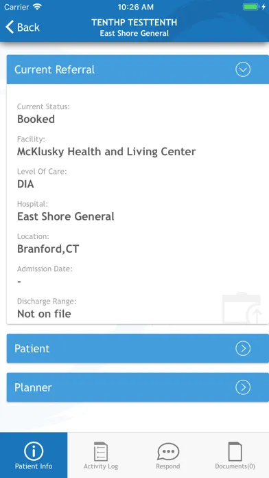 Ensocare Respond Screenshots