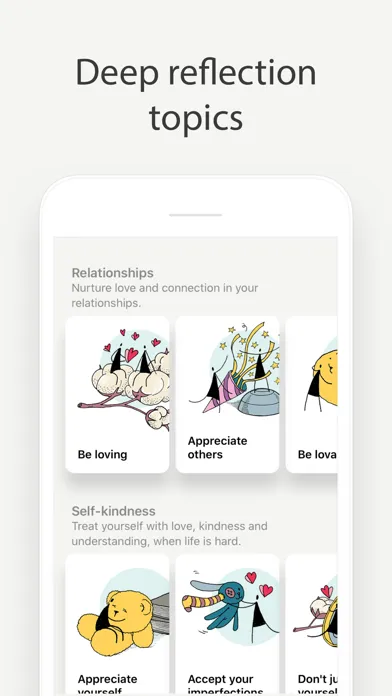 Reflect - guided daily journal سکرین شاٹس