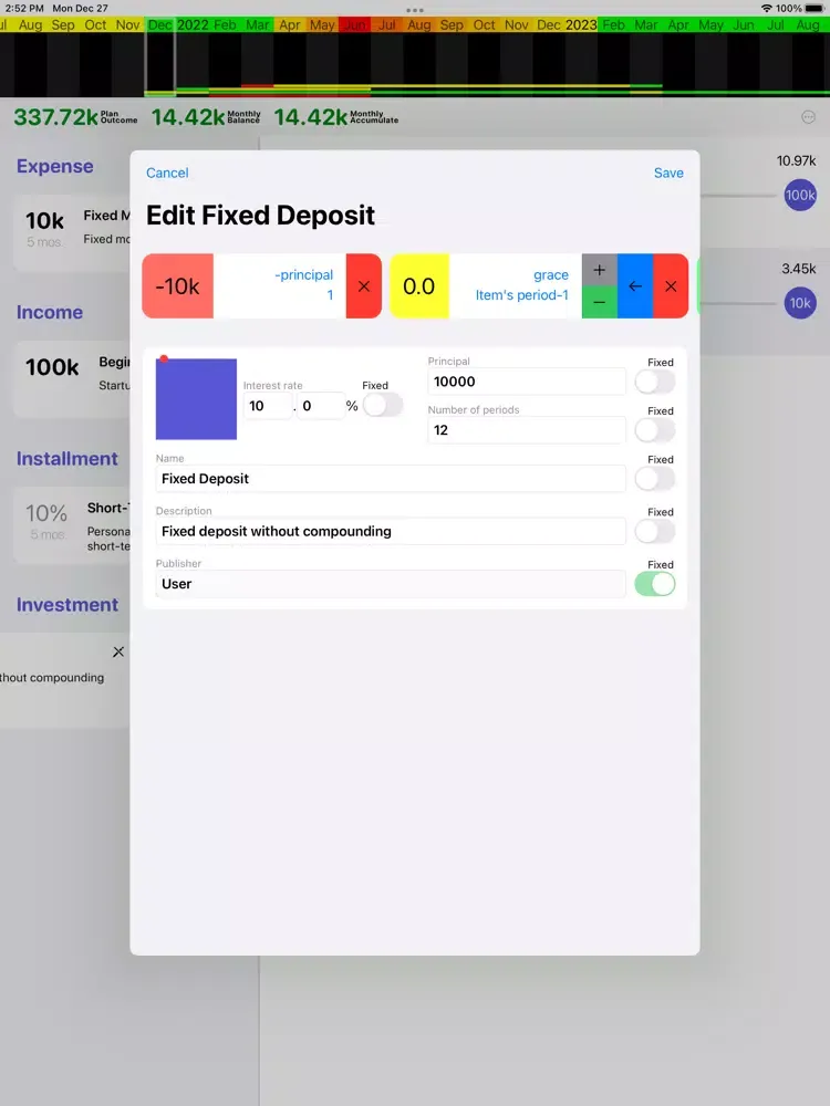 Planci iPad  Screenshots