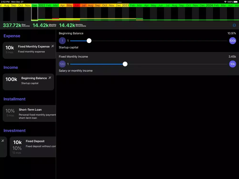 Planci iPad  Screenshots