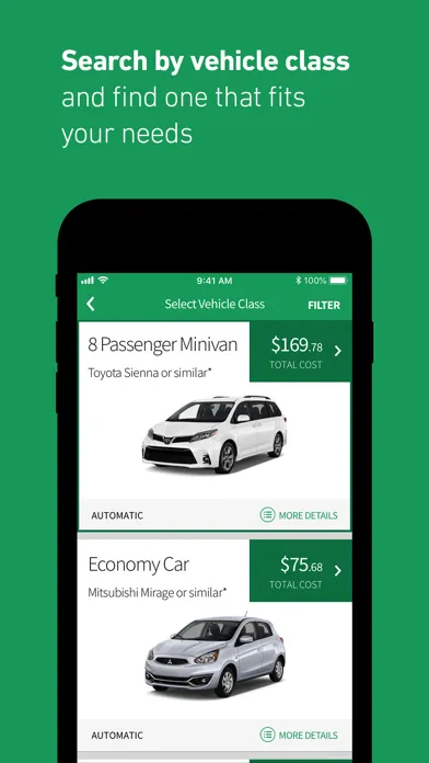 ภาพหน้าจอของ Enterprise Rent-A-Car