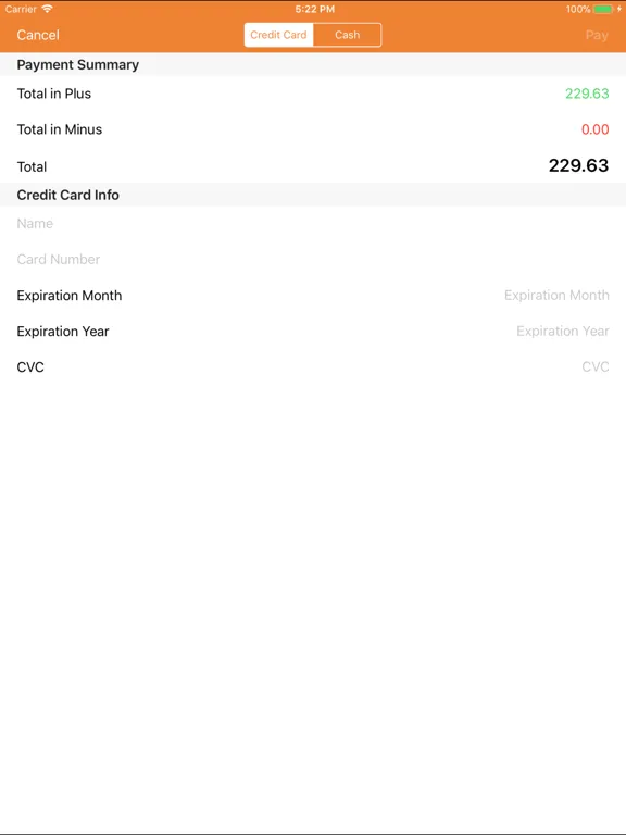 Zrzuty ekranu Finance for SAP Business One iPad 