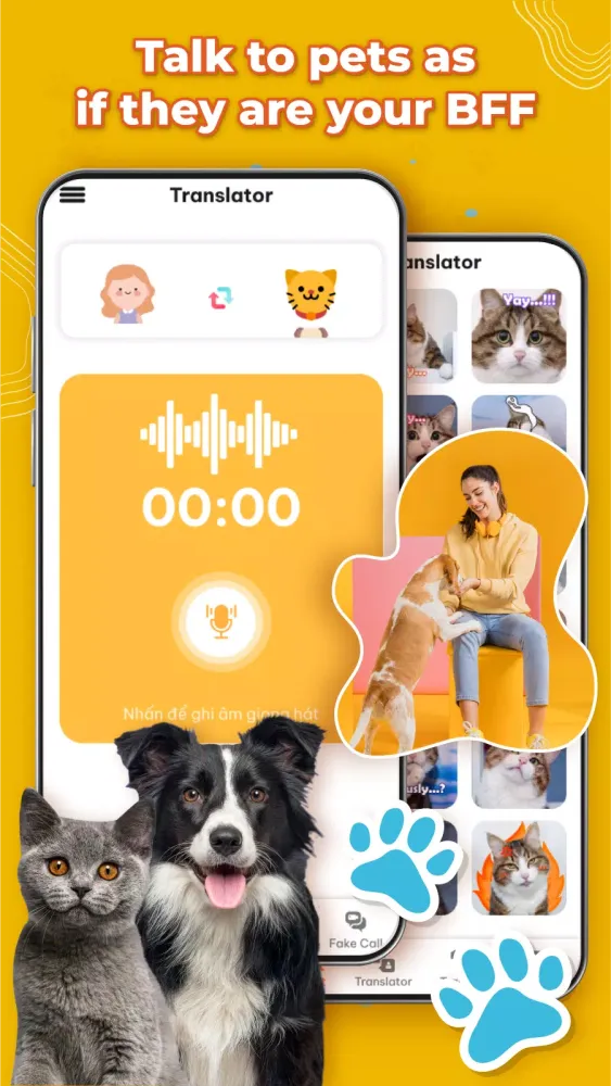 Dog & Cat Translator Prank App স্ক্রিনশট