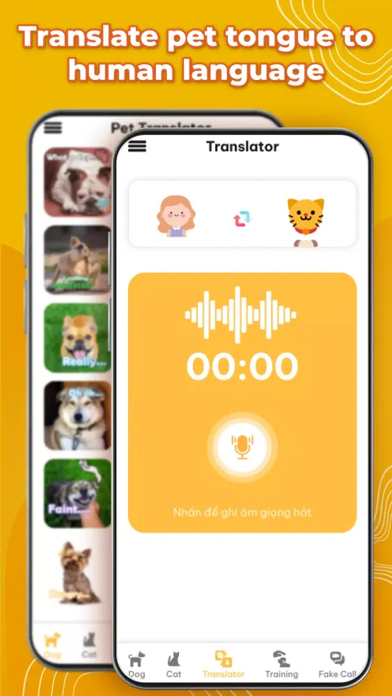 Dog & Cat Translator Prank App স্ক্রিনশট
