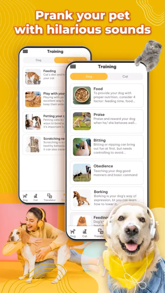 Dog & Cat Translator Prank App স্ক্রিনশট