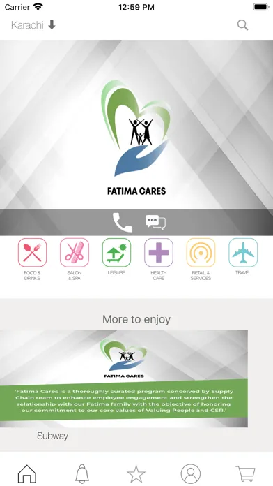 Captures d'écran de Fatima Cares Vouch365
