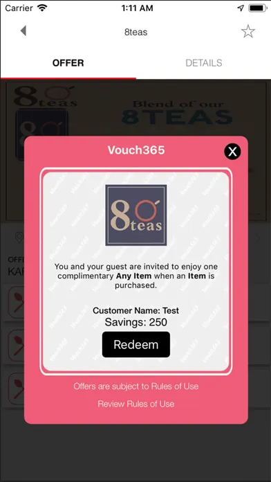 Capturas de tela do Second Cup Karachi - Rewards