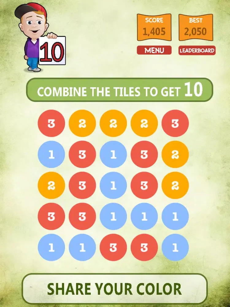 10 Circle Can you get - Addicting & Simple & fun puzzle free game iPad  스크린샷