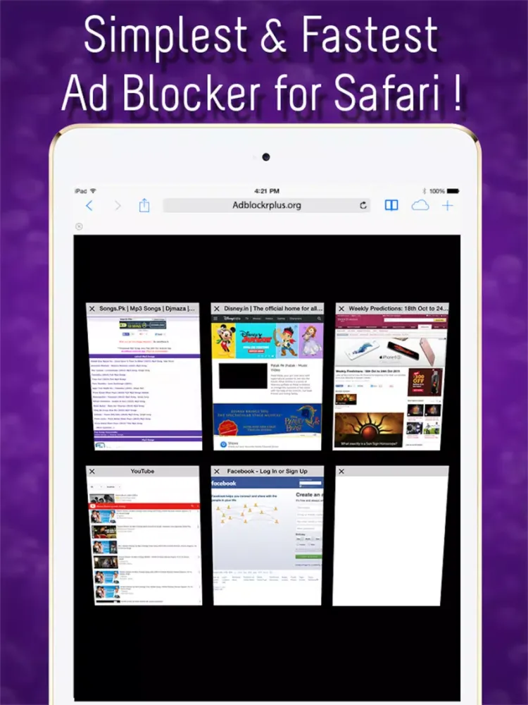 Capturas de pantalla de ADS Block Pro - best ad blocker app iPad 