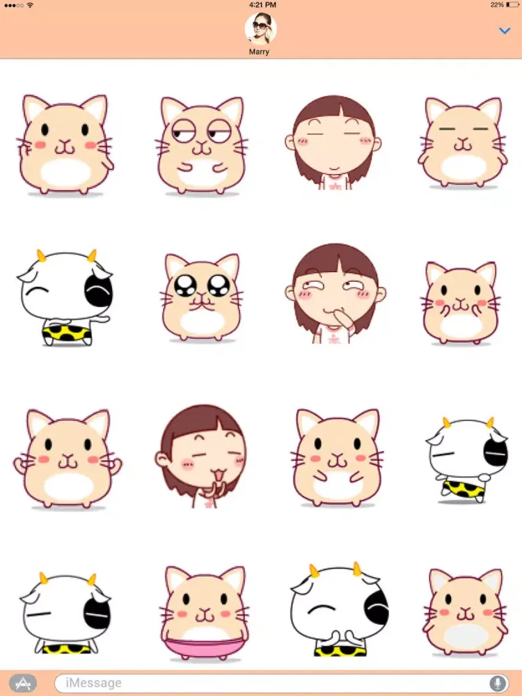 Скриншоты Anymoji Stickers iPad 